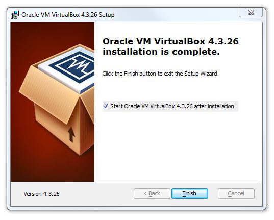 VirtualBox 4.3.26 installer