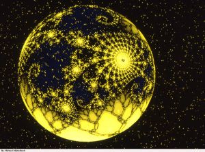 Un fractal planetario