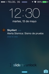 Alarma SkyAlert 2014.05.13 12:30