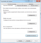 Propiedades del sistema
