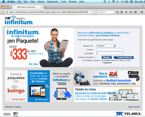 Acceso a Infinitum Movil
