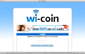 Websheet de WiCoin