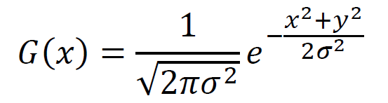 Gaussian distribution