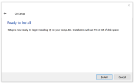 Qt installation