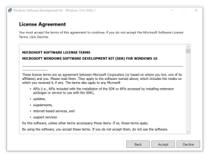  Windows 10 SDK Web Installer