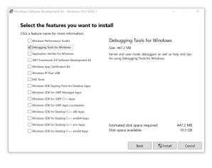  Windows 10 SDK Web Installer