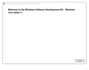  Windows 10 SDK Web Installer